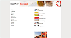 Desktop Screenshot of netzwerkmalerei.ch